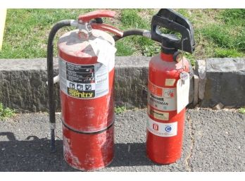 Pair Of Fire Extinguisher's