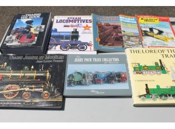 Collection Of Train Railroadiana Related Reference Books