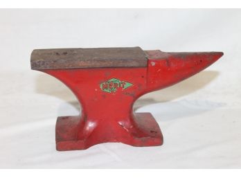 Vintage Red Anvil By Quality Merit Tools
