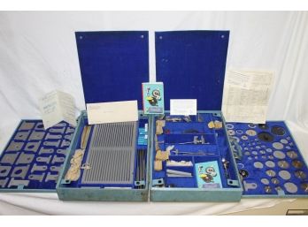 PIC Design Benrus Watch Co. Precision Breadboard Building Kit Gears Parts Dials In Case
