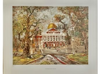 Kamil Kubic 'New State House' Lithograph 1 Of 6