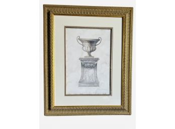 Emily James Neo Classical Urn Print Wood Gold Frame 32