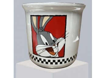 Looney Tunes 1993 Bugs Bunny Large Canister Jar - Warner Brothers - 10' - Vintage