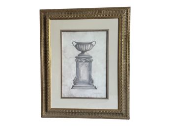 Emily James Neo Classical Urn Print Wood Gold Frame 32