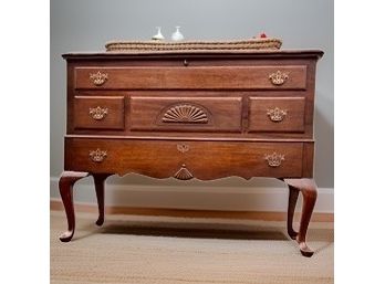 1940s. Lane Chippendale Clawfoot Cedar Lined Blanket Chest