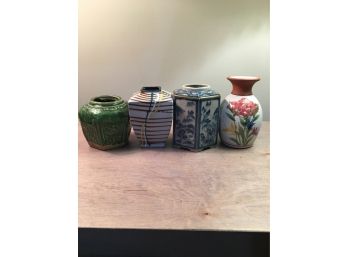 Assorted Small Ceramic Vases