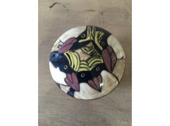 Hand Painted Lidded Bowl