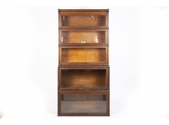 Globe-Wernicke Co. Five Shelf Barrister Bookcase