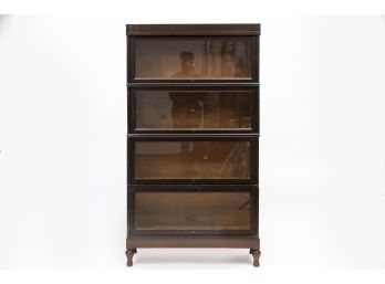 Macey Co. Four-Shelf Barrister Bookcase