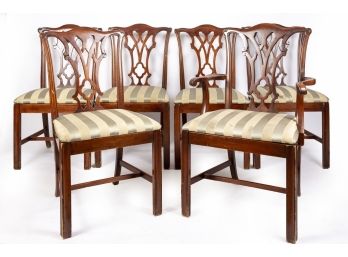 Set Of Six Urn Back Chairs