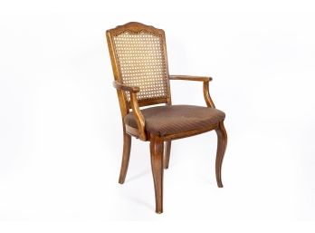 Caned Back Louis XV Chair
