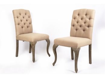 Tufted Modern Louis Chair