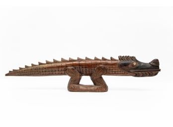 Crocodile Carving