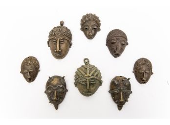 Collection Of African Benin Tribe 'Lost Wax Method' Masks