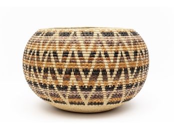 Chevron Pattern Zulu Basket