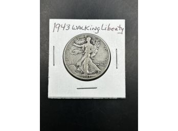 1943 Walking Liberty Silver Half Dollar