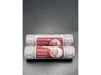 2 Rolls Of Westward Journey Nickel Series 2006-P And D