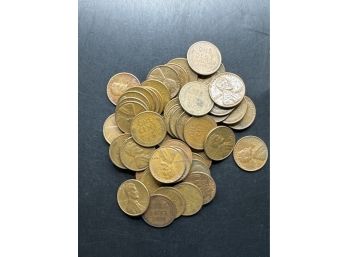 50 Wheat Pennies Miscellaneous Dates