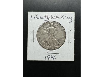 1946 Walking Liberty Silver Half Dollar