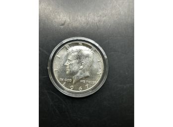 1967 Kennedy Half Dollar 40 Silver