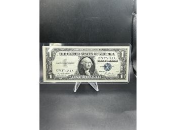 Beautiful CRISP 1957 One Dollar Bill -Silver Certificate U.S. Note