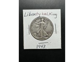 1943 Walking Liberty Silver Half Dollar