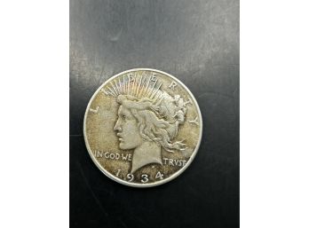 1934-D Peace Dollar