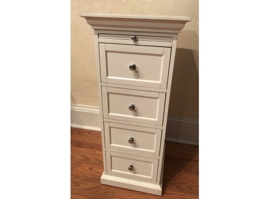 Four Drawer Stand In White