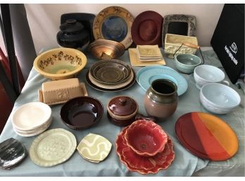 Large Lot Of Various Dishes