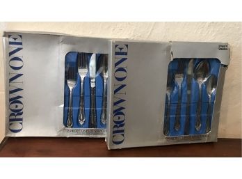 Two Sets Of Imperial Stainless Flatware