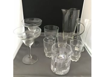 Various Clear Glass Items- One Is Ralph Lauren