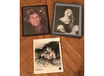 Three Autographed Photos