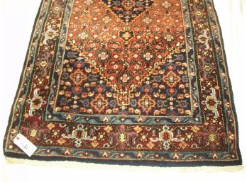 Vintage /Antique Handmade Estate Rug  (Reds / Yellows / Blues) SEE PHOTOS (Rug L)