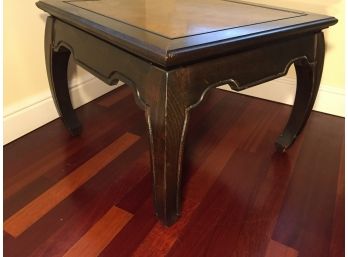 Pair Of Hardwood End Tables