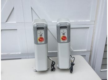 Pair Of Radiator Type Space Heaters