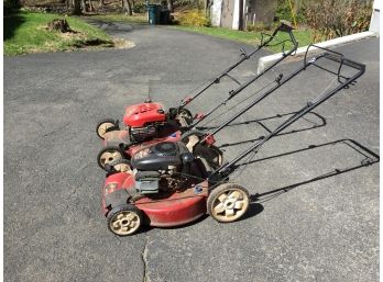 Two TORO Recycler 22' Front Drive Lawn Mowers