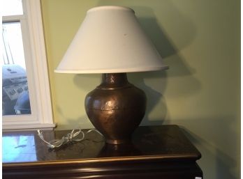 Brass Tone Table Lamp.