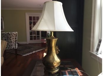 Pair Of Ewer Form Metal Table Lamps (see Description For All Photos)