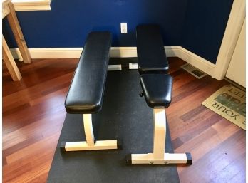 Pair Of Steel Weight Benches