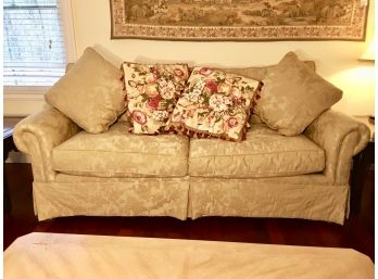 Domain Fine Furnishings Sofa And Four Accent Pillows