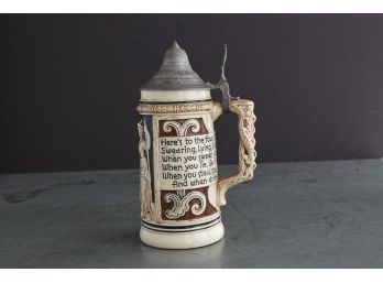 Beer Stein 12 - Here's To The Four..... - Made In Germany