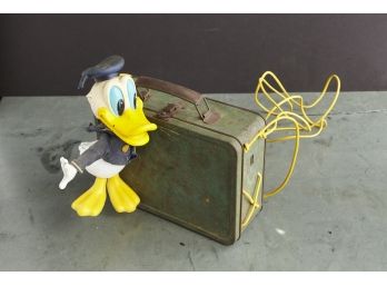 ArToGo - Donald Duck Lunchbox Converted And Newly Interpreted As Shoulder Bag, 1970's