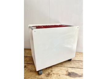 Fabulous Vitra White File Cabinet On Wheels