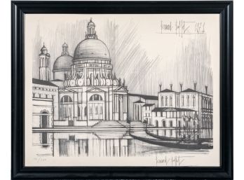 Bernard Buffet (French, 1928-1999) Offset Lithograph 'The Salute In Venice'