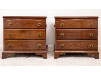 Pair Of Statton Trutype Americana Night Tables