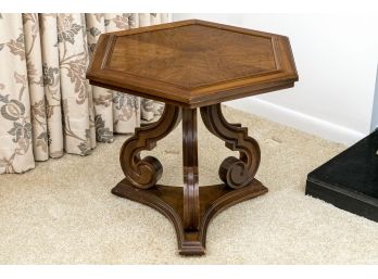 Brandt Six Sided Parquetry Inlaid Occassional Table