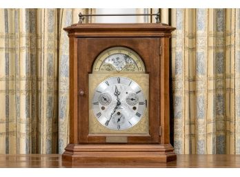 Seth Thomas Mantle Clock With Cherry Wood Casing