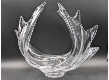 Vintage Vannes Le Chatel Crystal Centerpiece