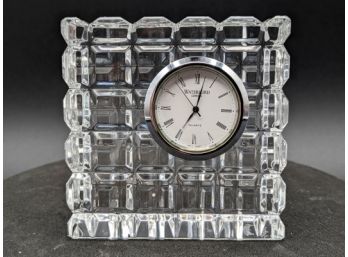 Waterford Crystal Square Desk Clock