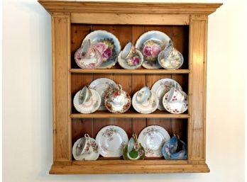 Hand Painted China Cups And Saucers